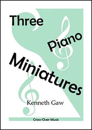 Three Piano Miniatures piano sheet music cover Thumbnail